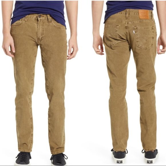levi's slim fit corduroy pants